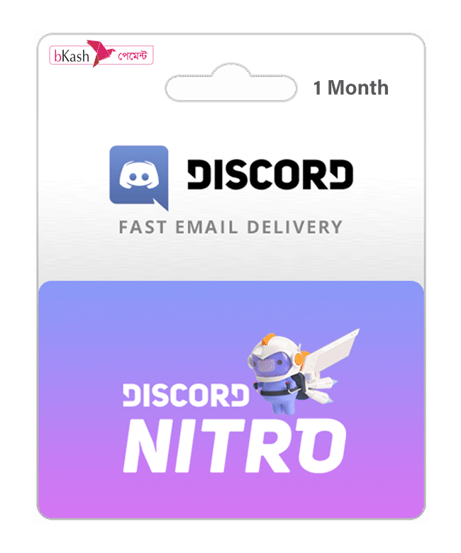 Discord Nitro Premium 1 Month Gaming Fortress Bangladesh