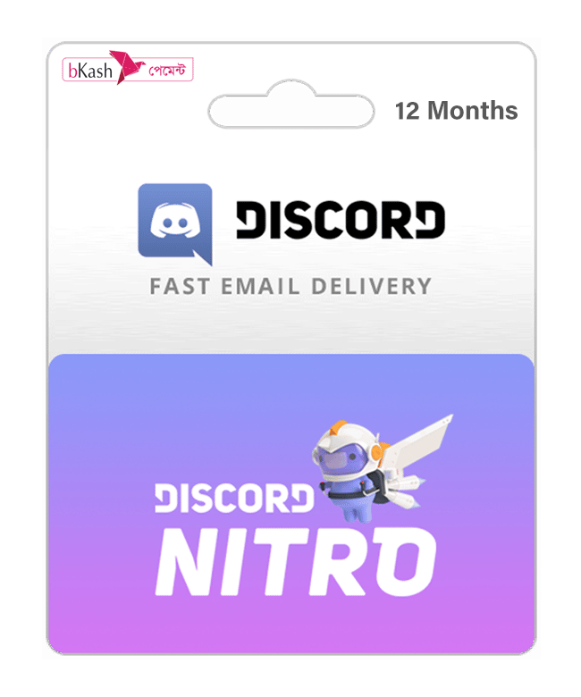 Discord Nitro Premium 12 Months Gaming Fortress Bangladesh